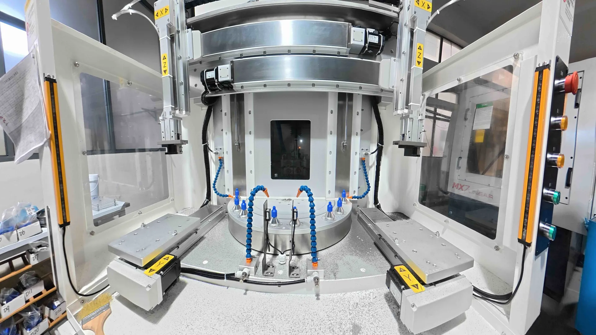 Tool polishing and edge-preparation work area at KY TOOLS